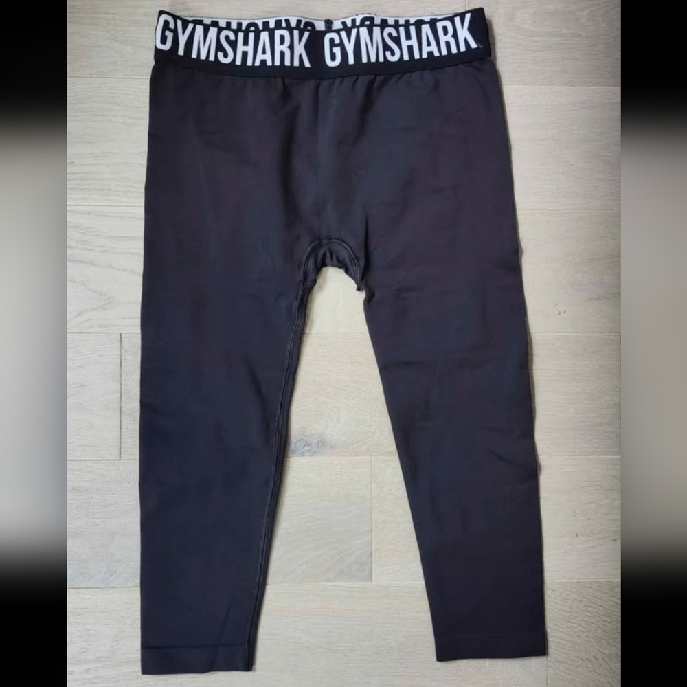 Gymshark Leggings Medium Black White Cropped